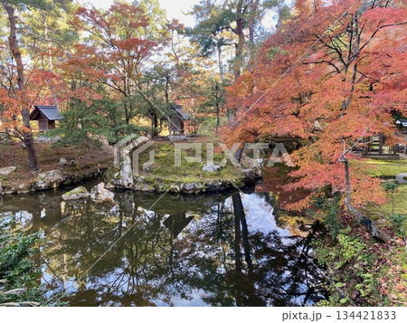 京都綾部本みろく殿の紅葉 京都綾部本みろく殿の紅葉 134421833