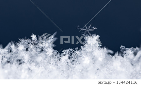 snowflake postage stamp, winter card snowflake postage stamp, winter card 134424116
