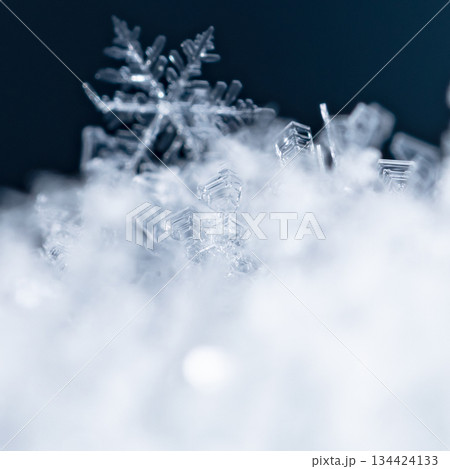 snowflake postage stamp, winter card snowflake postage stamp, winter card 134424133