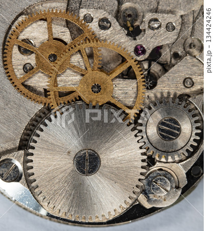 clockwork old mechanical watch, high resolution and detail clockwork old mechanical watch, high resolution and detail 134424246