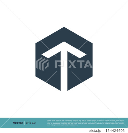Arrow Icon Vector Logo Template Illustration Design. Vector EPS 10. Arrow Icon Vector Logo Template Illustration Design. Vector EPS 10. 134424603