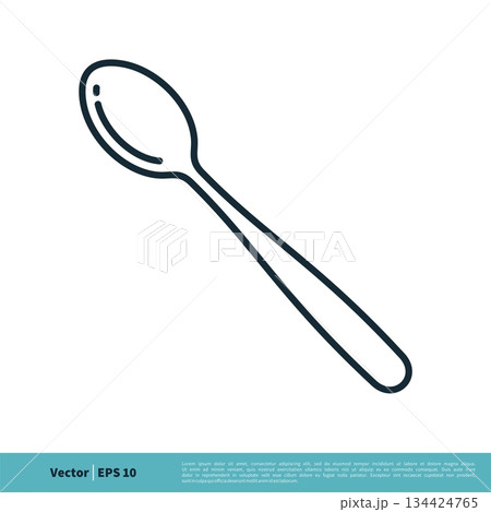 Spoon Icon Vector Logo Template Illustration Design. Vector EPS 10. Spoon Icon Vector Logo Template Illustration Design. Vector EPS 10. 134424765