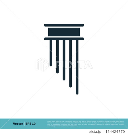 Pillar, Column Lawyer Icon Vector Logo Template Illustration Design. Vector EPS 10. Pillar, Column Lawyer Icon Vector Logo Template Illustration Design. Vector EPS 10. 134424770