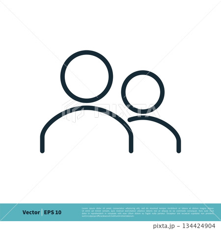 Human Figure, Profile, People Icon Vector Logo Template Illustration Design. Vector EPS 10. Human Figure, Profile, People Icon Vector Logo Template Illustration Design. Vector EPS 10. 134424904