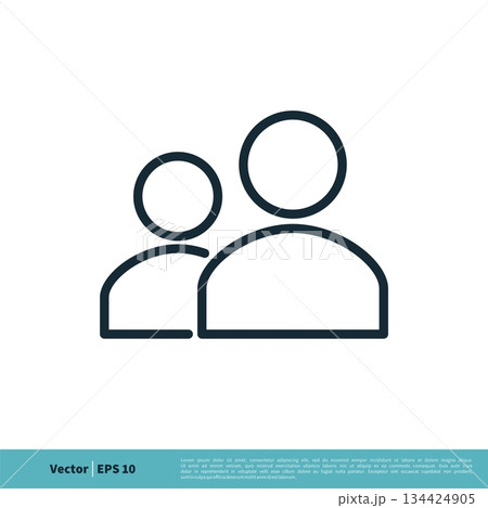 Human Figure, Profile, People Icon Vector Logo Template Illustration Design. Vector EPS 10. Human Figure, Profile, People Icon Vector Logo Template Illustration Design. Vector EPS 10. 134424905