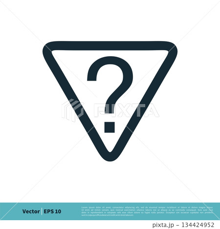 Question Mark Icon Vector Logo Template Illustration Design. Vector EPS 10. 134424952