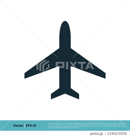 Plane, Airplane, Jet Icon Vector Logo Template Illustration Design. Vector EPS 10. Plane, Airplane, Jet Icon Vector Logo Template Illustration Design. Vector EPS 10. 134425050