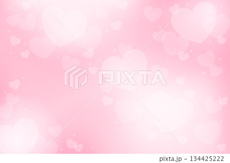 pink gradient background with heart shape and star element bokeh light love valentine theme banner vector illustration template pink gradient background with heart shape and star element bokeh light love valentine theme banner vector illustration template 134425222
