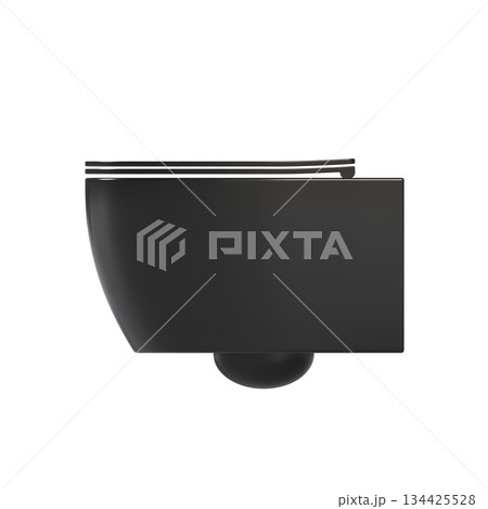 Lavatory pan isolated on a transparent background, bidet, 3D illustration, and CG render Lavatory pan isolated on a transparent background, bidet, 3D illustration, and CG render 134425528