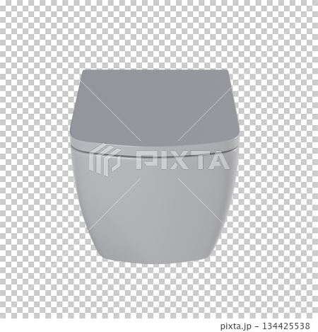 Lavatory pan isolated on a transparent background, bidet, 3D illustration, and CG render Lavatory pan isolated on a transparent background, bidet, 3D illustration, and CG render 134425538