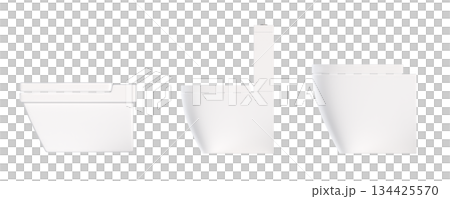 Lavatory pan isolated on a transparent background, bidet, 3D illustration, and CG render 134425570