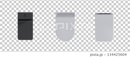 Lavatory pan isolated on a transparent background, bidet, 3D illustration, and CG render Lavatory pan isolated on a transparent background, bidet, 3D illustration, and CG render 134425604