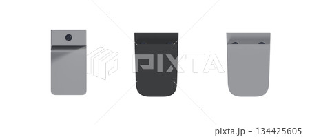 Lavatory pan isolated on a transparent background, bidet, 3D illustration, and CG render 134425605