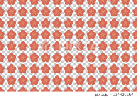 梅 水彩シームレスパターン 和柄 春 正月 花 背景素材 デザイン素材 梅 水彩シームレスパターン 和柄 春 正月 花 背景素材 デザイン素材 134426164