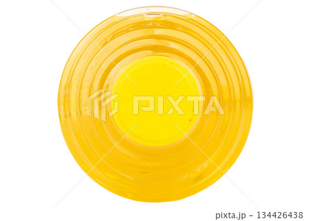 bottle Green tea with lemon isolated on white background bottle Green tea with lemon isolated on white background 134426438