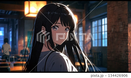 美しい女性のイラスト 134426906