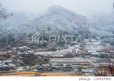 日本で最も美しい村「岐阜県 下呂市 馬瀬」冬景色 日本で最も美しい村「岐阜県 下呂市 馬瀬」冬景色 134427091