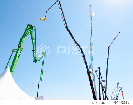 Construction concrete pumps 134428837