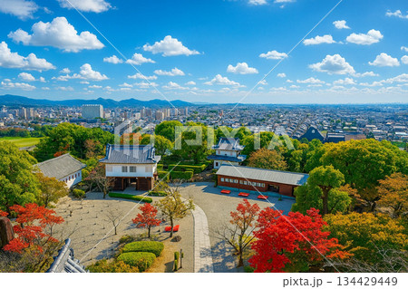 犬山城より本丸鉄門方面を望む 134429449