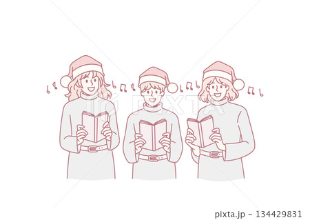 Gospel and Christmas celebration concept Gospel and Christmas celebration concept 134429831