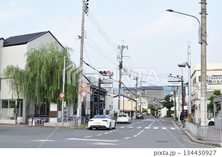 京都市左京区 出町柳駅前の街並み 京都市左京区 出町柳駅前の街並み 134430927