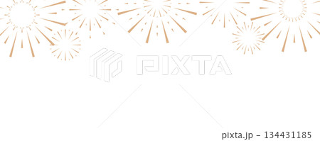 fireworks banner background isolated vector illustration 134431185