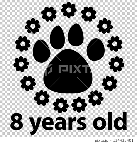 Cute Pet Age Flower Footprints 8 134433401