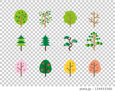 Simple tree illustration Simple tree illustration 134433560