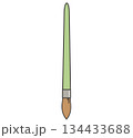 緑のえの絵筆のイラスト 134433688