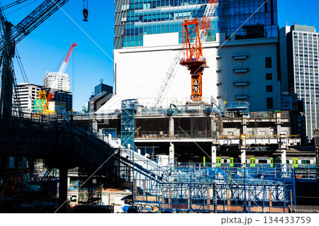 変貌する東京 工事中のJR渋谷駅西口 2025.11末 e-2 高彩度コントラスト 変貌する東京 工事中のJR渋谷駅西口 2025.11末 e-2 高彩度コントラスト 134433759