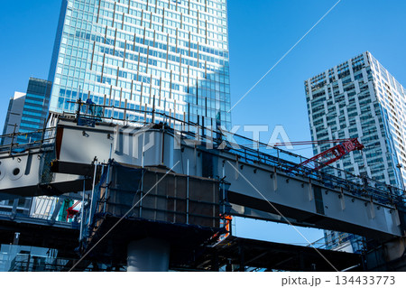 変貌する東京 工事中のJR渋谷駅西口 2025.11末　h-1 134433773