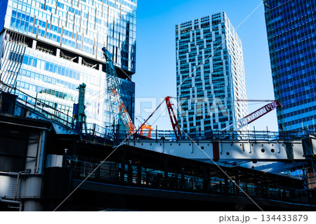 変貌する東京 工事中のJR渋谷駅西口 2025.11末 k-2 高彩度コントラスト 変貌する東京 工事中のJR渋谷駅西口 2025.11末 k-2 高彩度コントラスト 134433879