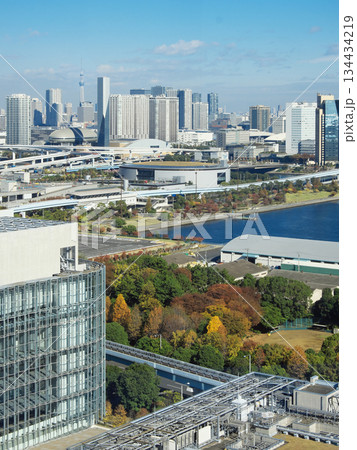 TOKYO ミナトリエより望む青海・有明方面の眺望 都市景観(2025年9月) TOKYO ミナトリエより望む青海・有明方面の眺望 都市景観(2025年9月) 134434219
