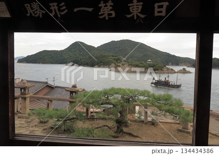 鞆の浦対潮楼から見た額縁の風景 鞆の浦対潮楼から見た額縁の風景 134434386
