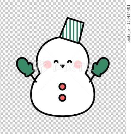 Snowman's illustration 134434401