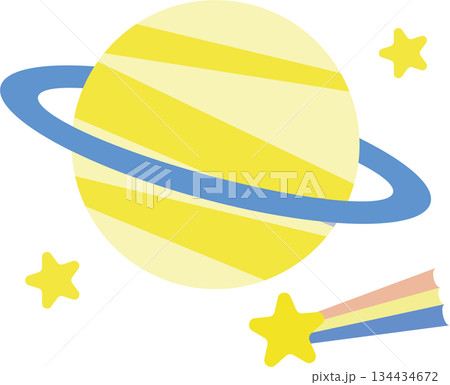 流れ星と惑星 流れ星と惑星 134434672