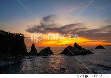 笹川流れ・夕景 笹川流れ・夕景 134434828
