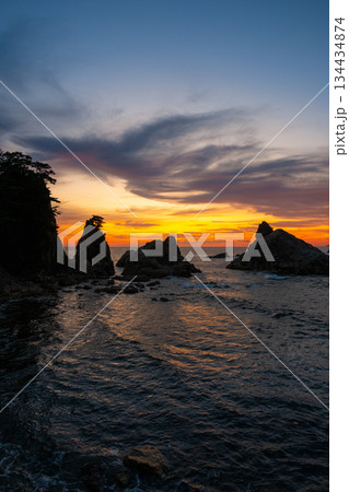 笹川流れ・夕景 134434874