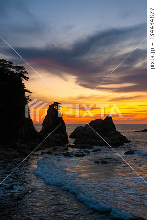 笹川流れ・夕景 134434877