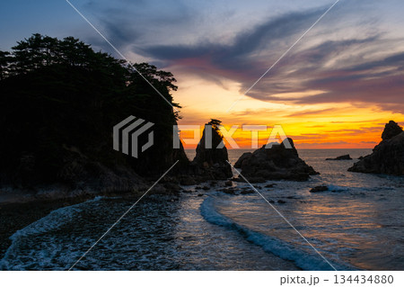 笹川流れ・夕景 笹川流れ・夕景 134434880