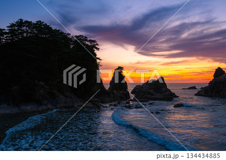 笹川流れ・夕景 笹川流れ・夕景 134434885