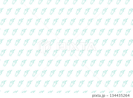 イラスト素材: フロートとクリームソーダのシームレスパターン 134435264
