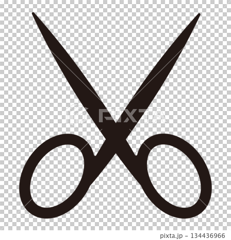 Scissors icon illustration Scissors icon illustration 134436966