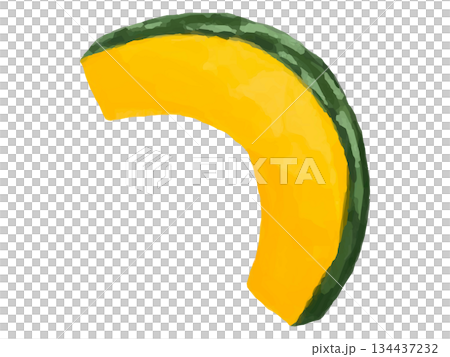 南瓜切片插圖 134437232