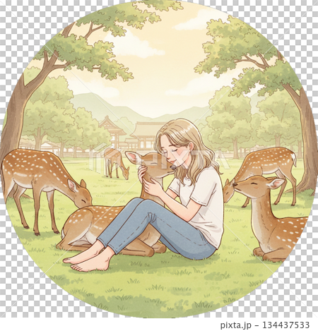 Love between humans and animals: The miracle of Nara Park 134437533