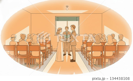 結婚式 134438108