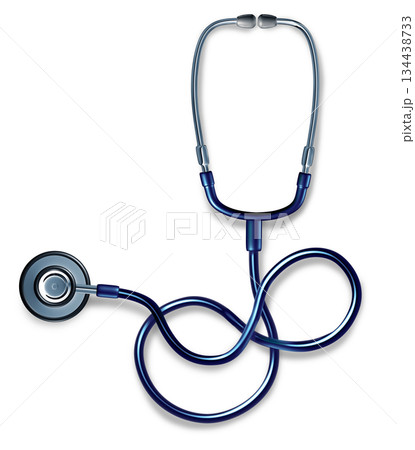 Stethoscope On A White Background Stethoscope On A White Background 134438733