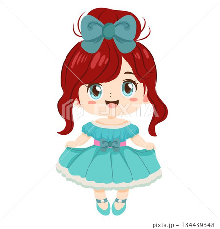 cinderella girl chibi kawai cartoon character cinderella girl chibi kawai cartoon character 134439348