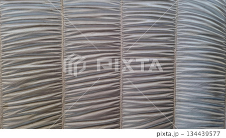 Gray Quilted Fabric Texture Pattern Background 134439577