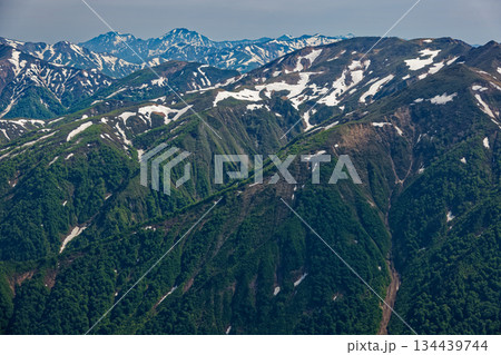 谷川岳・オキの耳から見る朝日岳と中ノ岳・越後駒ヶ岳 谷川岳・オキの耳から見る朝日岳と中ノ岳・越後駒ヶ岳 134439744